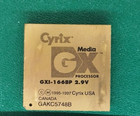 1X CPU CYRIX GX GXI-166BP 2.9 VINTAGE CERAMIC CPU FOR GOLD SCRAP RECOVER