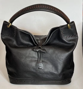 Dooney & Bourke Florentine? Toggle Sac Bucket Bag Dark Brown Almost Black - Afbeelding 1 van 24