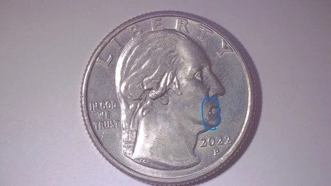 2002 P Wilma Die Crack Obv and Rev Beautiful Error Coin Quarter Cover