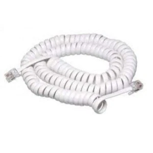 Handset Curly Cord 6ft White - Picture 1 of 1
