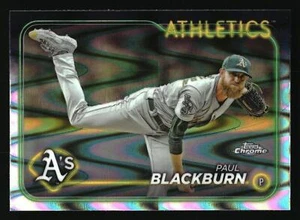 2024 Topps Chrome #43 Paul Blackburn Raywave Refractor - Picture 1 of 2