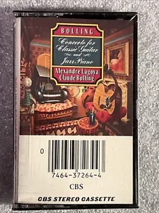 Lagoya / Bolling Concerto Classic Guitar & Jazz Piano Cassette Tape Sealed - Picture 1 of 4