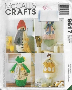 McCall's 9617 Sewing Pattern for Four Styles of Clutter Keepers UNCUT - Picture 1 of 1