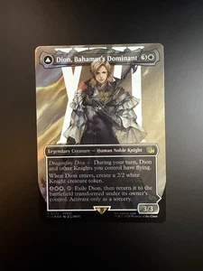 MTG Final Fantasy English Dion, Bahamut's Dominant Borderless 0521 Surge Foil - Picture 1 of 2
