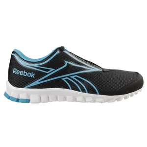 Schuhe Lauf Kinder Reebok Realflex Optima J96901 Weiß-Schwarz-Hellblau - Bild 1 von 6