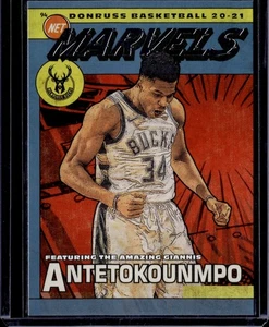 2020-21 Panini Donruss GIANNIS ANTETOKOUNMPO Marvels #14 Milwaukee Bucks - Picture 1 of 2