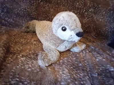 Original Steiff Robbe Seehund grau ROBBY 5375/30 Plüsch-Kuscheltier, neuwertwert - Bild 1 von 4