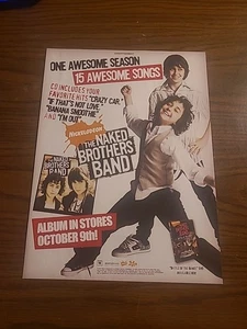 The Naked Brothers Band Nickelodeon Album Music Print Ad 2007 8x11 - Picture 1 of 1