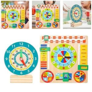 Telling Time Teaching Toy Preschool Learning Toy Early Educational Toy, for - Picture 1 of 15