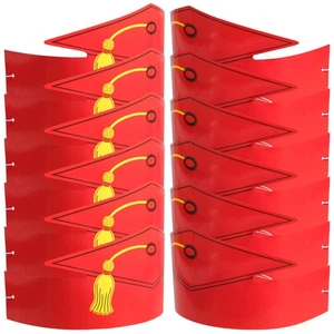  12 Pcs Paper Graduation Hats for Kids Caps Diy Craft Decorations - Picture 1 of 12
