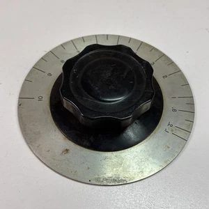 Vintage Radio Dial Knob Industrial Scientific Control Scale Markings Model 1778 - Picture 1 of 4