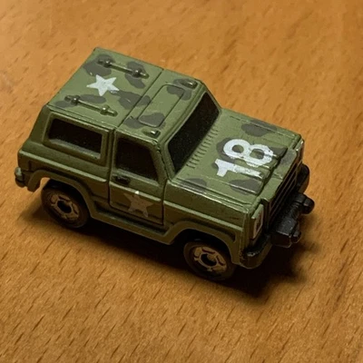 Vintage 1988 Funrise Micro Machines Green Military Truck SUV Blazer Bronco Jeep - Image 1 of 4