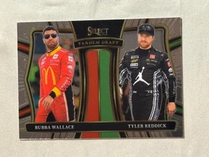 2025 Panini Select Racing Tandem Draft Bubba Wallace Tyler Reddick #6 NASCAR - Bild 1 von 2