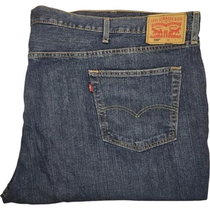 Levis 559 Herren 60 x 32 blau Denim Medium Wash Jeans genietet 5 Pocket Red Tab - Bild 1 von 8