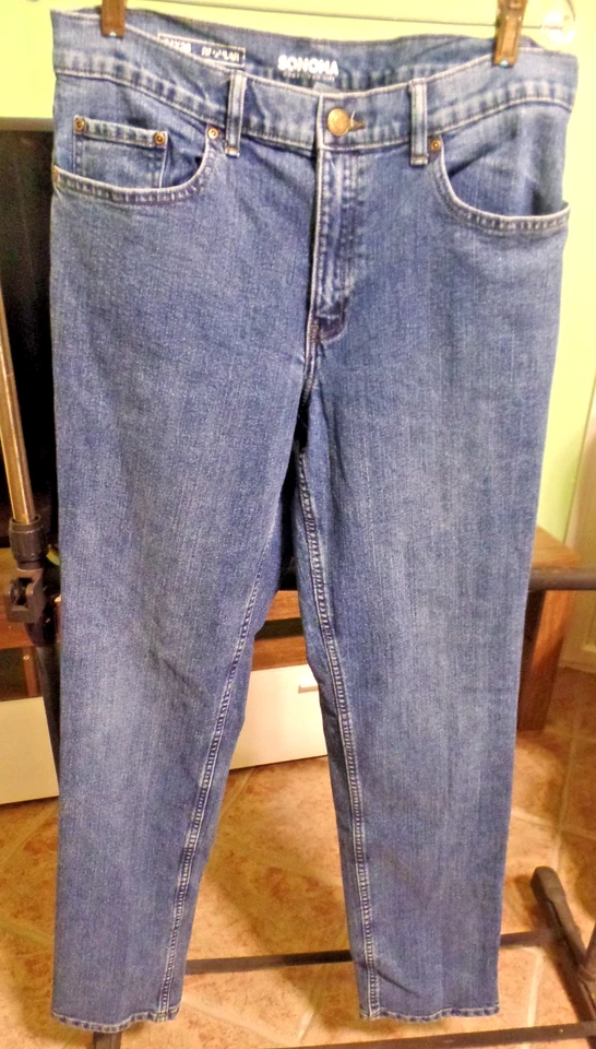 Sonoma Straight Jeans, Size 34x36 - Image 1 of 1