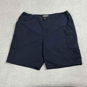 5.11 Tactical Cargo Shorts Mens 44 Blue Canvas Utility Ripstop Outdoor Workwear - Picture 1 of 15