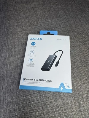 Anker 4-in-1 Premium USB-C Hub, 5 Gbps Transfer Speed, 60W Charging. - Image 1 of 4