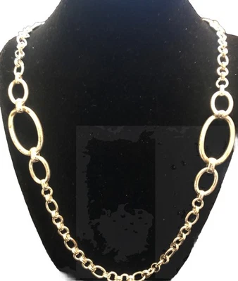 Silver Banana Republic Circles Necklace -32” - Image 1 of 3