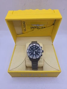 Invicta TI-22 Chronograph Black Dial Titanium Model # 20455 Men's Wristwatch - Picture 1 of 8
