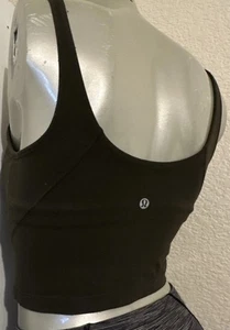 Lululemon Align Tank Cropped Sport Bra Crop Running Tank Size 4 - Picture 1 of 8