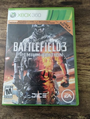 XBOX 360 BATTLEFIELD 3 PREMIUM EDITION CASE ONLY - Image 1 of 2