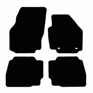 Ford Mondeo Mk4 2007-2013 Tappetini auto completamente tappeti neri su misura set 4 pz tappetini da pavimento - Foto 1 di 1