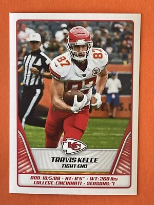 Travis Kelce Kansas City Chiefs NFL 2019 Panini Stickers (Euro Version) - Image 1 of 2