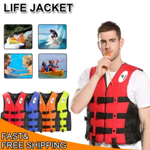 Life Jackets Buoyancy Aid Ski Sailing Watersport Kayak Boating Jacket Adult Vest - Picture 1 of 36