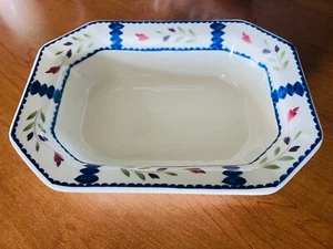 Adams Lancaster English Ironstone Vegtable Serving Bowl 9.5" x 7” - Picture 1 of 10