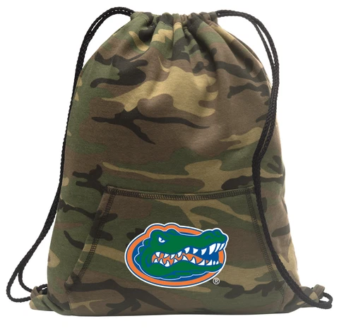 Florida Gators Backpack CAMO Drawstring Bag Pack CLASSIC HOODY DESIGN! Cover