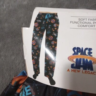 SPACE JAM A Nuevo Legacy Para Hombres 2XL 44-46" Pantalones para Dormir Pijama Cordón Suave Foto 1 de 4