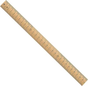 Niigata Seiki Sk Made in Japan banboo Ruler Kaidan Scale 30cm BR-30CKD Yellow - Picture 1 of 2