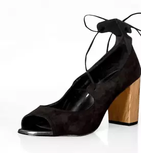 Athena Alexander Vince Women's Blair-5 Fashion Strappy lace up block wood heel S - Picture 1 of 5
