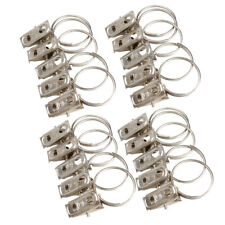 20pcs/Lot Window Shower Curtain Rod Clips Rings Stainless Steel Curtains Clips Home D