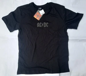 LICENSED AC DC BLACK COTTON T SHIRT LARGE  MEN'S BRAND NEW WITH TAGS - Bild 1 von 9