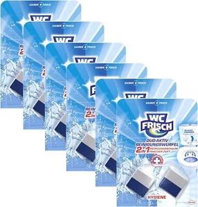 WC FRISCH Duo Aktiv Reinigungswürfel für Wasserkästen,  6x 100 g - Bild 1 von 7