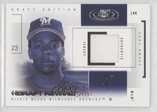 2004 Fleer Hot Prospects Draft Edition Rewind Jerseys /102 Rickie Weeks #DR/RW
