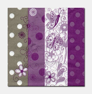 4 Servietten Motivservietten Serviettentechnik Decoupage Schmetterlinge (1205) - Picture 1 of 2