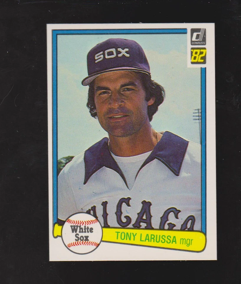 1982 Donruss #319 Tony LaRussa card, Chicago White Sox HOF - Image 1 of 1