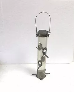 Duncraft Bird Feeder Classic Sunflower or Mixed Seed Made NH 16in Squirrel lock - Picture 1 of 9