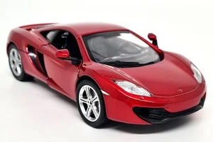 New Ray 1/24 - McLaren MP4-12C Volcano Orange Supercar Diecast Scale Model Car - Picture 1 of 7