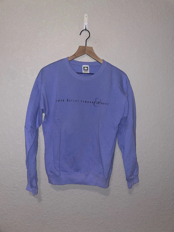 Sudadera Vintage Años 90 Aspen Ballet Company & School CO Colorado Azul De Colección S Pequeña Foto 1 de 4