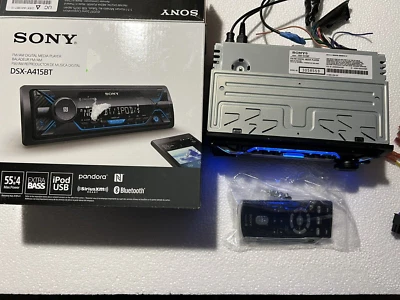 Reproductor multimedia digital Sony DSX-A415BT Bluetooth AM FM SAT Radio iPhone USB  Foto 1 de 4