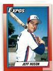1990 Topps #72 Jeff Huson Rookie Montreal Expos MLB Baseball Card