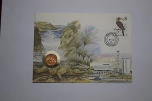 🧭 CUBIERTA MONEDA UGANDA 1 CHELÍN 1987 B53 #560 - Imagen 1 de 4