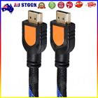 0.5m High Speed 1080P 1.4V HDMI-compatible Male to Male Cable Wire Cord (Black+B