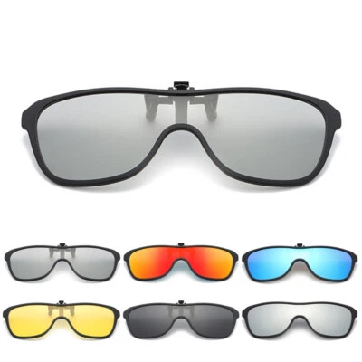 Gafas de sol polarizadas con clip de una pieza sobre gafas recetadas protección UV Foto 1 de 4