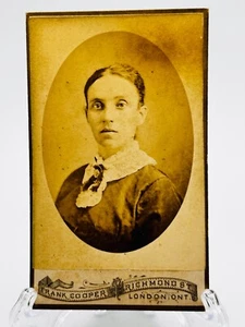 London Ontario Carte De Visite CDV Frank Cooper Richmond Street Canada 1870s - Picture 1 of 4