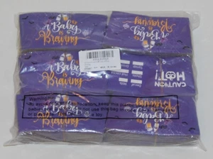 New Halloween Purple A Baby is Brewing Cardboard Coffee Cup Sleeves 50pc - Picture 1 of 4