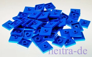 LEGO - 50 Fliesen 2x2 mit Noppen in der Mitte blau / 87580 NEUWARE - Bild 1 von 1